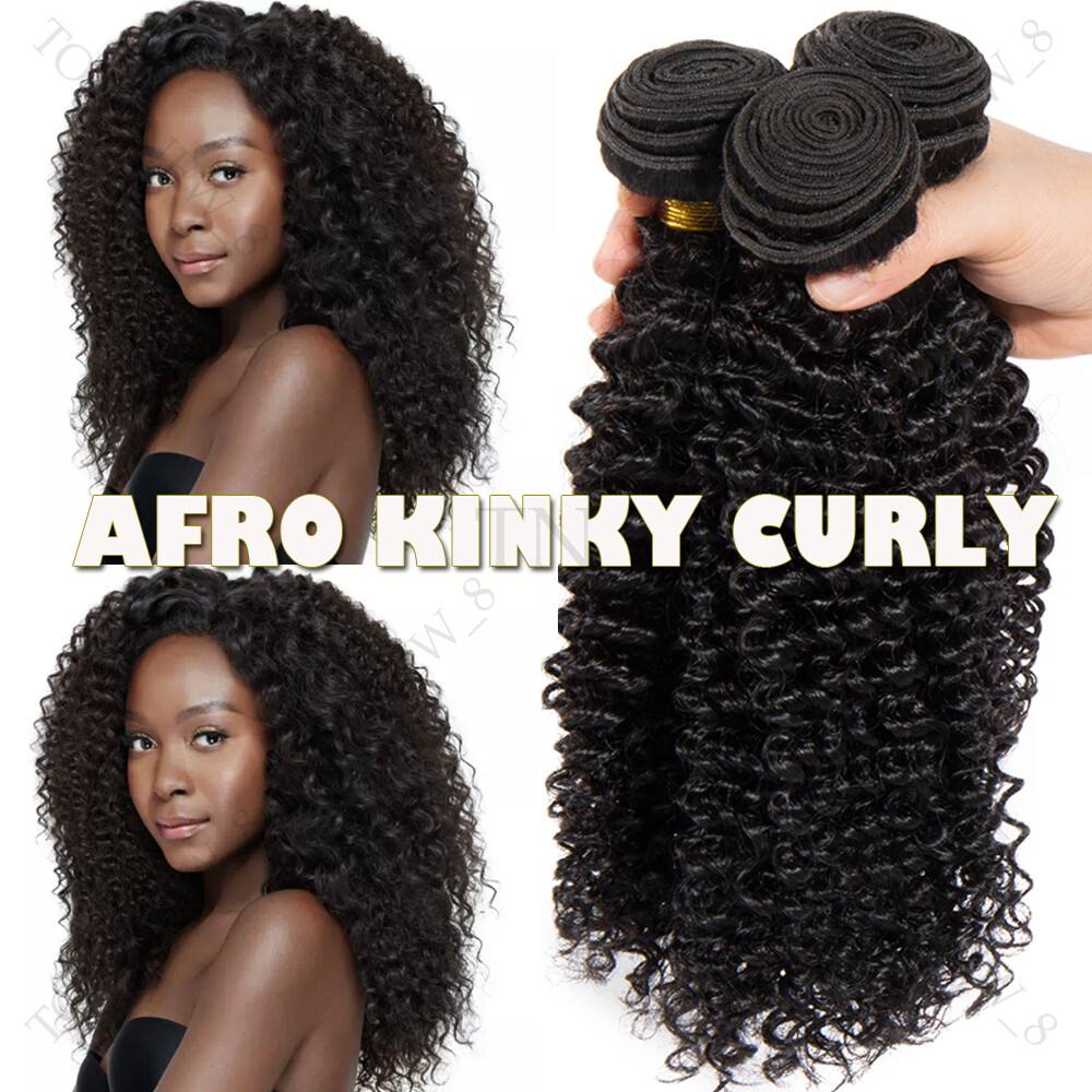 8A Kinky Curly Bundles 300G Brazilian Virgin Human Hair Unprocessed Weave  USA