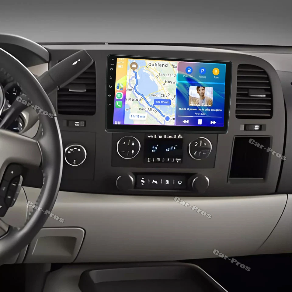 CarPlay For 2007-2013 GMC Sierra 1500 2500 3500 Android 14.0 Car Radio GPS 4+64G - Image 4 of 4