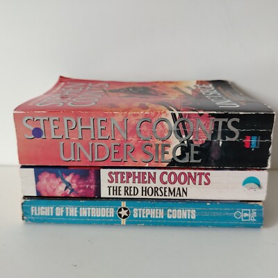 Stephen Coonts Book Bundle - Red Horseman, Flight of The Intruder & Under Siege
