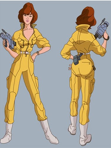 Handmade April O'Neil Daily Anime Teenage Mutant Ninja Turtles Costume Jumpsuit - Picture 4 of 6