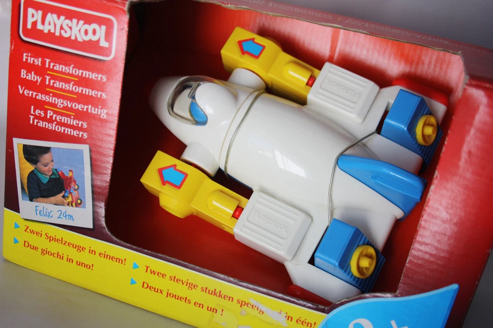 VERY RARE VINTAGE 1994 MY FIRST TRANSFORMERS PLAYSKOOL NEW SEALED ! - Image 3 of 4