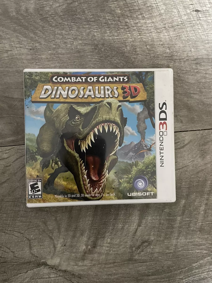 Combat of Giants: Dinosaurs 3D for Nintendo 3DS Game with Case &amp; Ubisoft 8888166702 | eBay