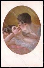 Artist Signed Guerzoni Romantic Couple Lady serie 1033-2 postcard VK8264