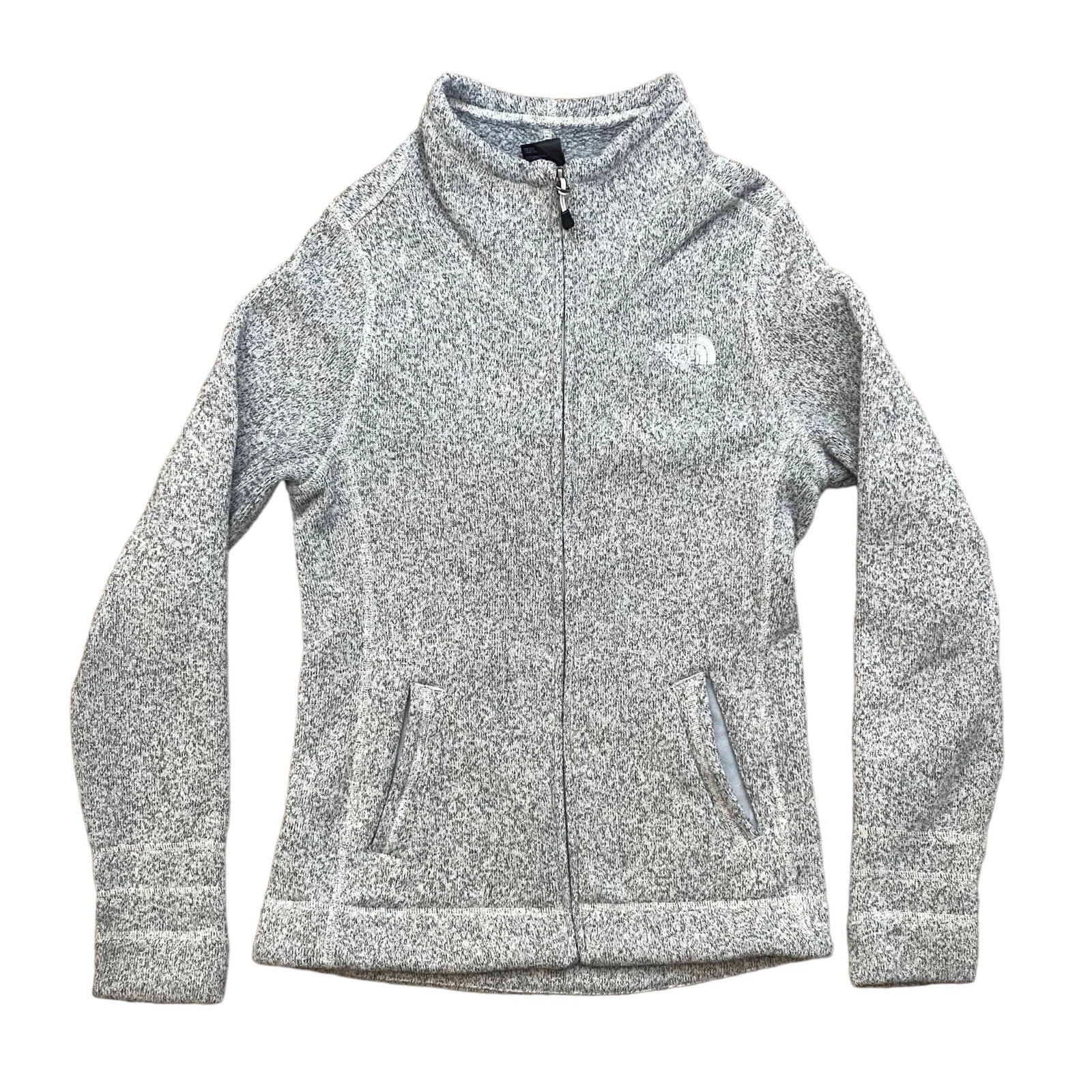 VETEMENTS Giacca The North Face donna S Maggy maglia pile zip intera con cappuccio grigio erica