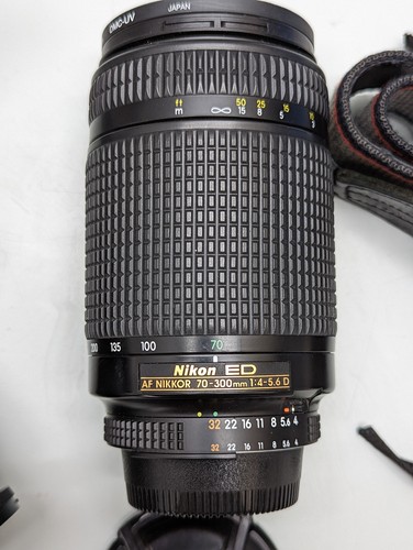 Kit de lentes Nikon N65 SLR 2 28-80 y 70-300 lentes zoom Nikkor F*S - Imagen 11 de 12