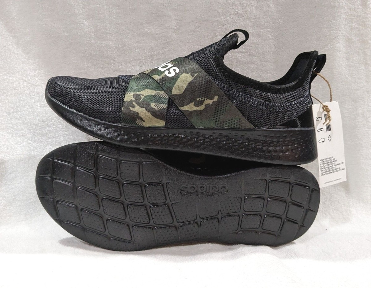adidas Puremotion Adapt Black Camo Women's Slip On Sneakers-Size