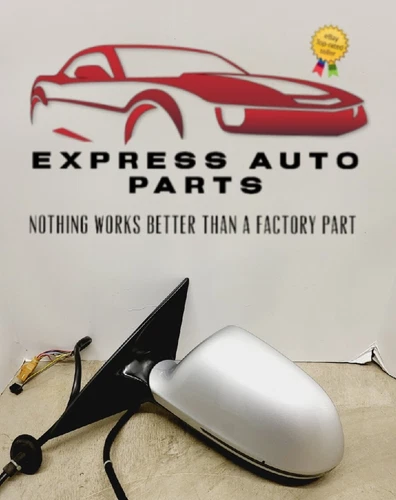 ✅️08-10 Audi A8 Left Driver Side Door Mirror Silver 