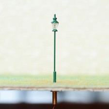 5 x HO scale model railroad antique street light LED lamppost path lamp #S0108BG
