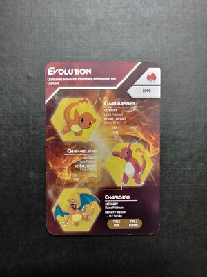 Pokemon Charizard 2015 Kelloggs India Promo Evolution Index Card Foil XY NM  | eBay