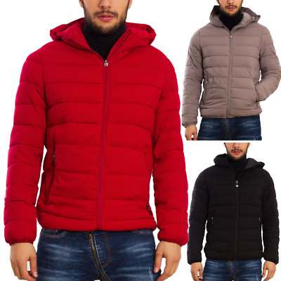 Men's Puffer Jacket With Hood TOOCOOL Zip Winter Coat YP-28089