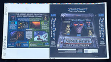Original StarCraft Battle Chest Blizzard Prototype Test Sheet 31x17