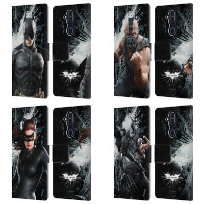 OFFICIAL THE DARK KNIGHT RISES CHARACTER ART LEATHER BOOK CASE FOR NOKIA PHONES