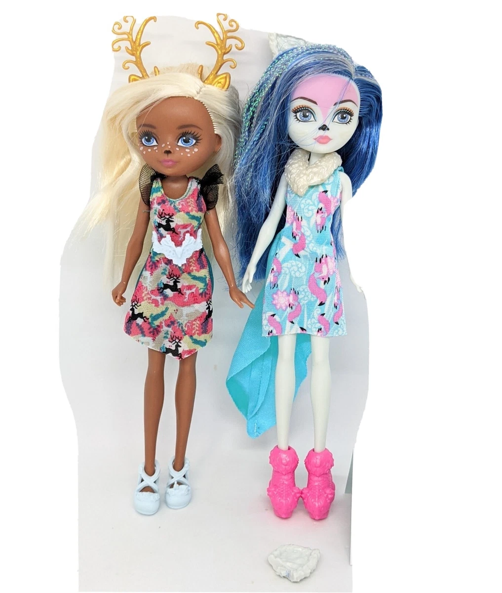 Monster High Forest Pixies Deerla And Foxanne Deer Fox Doll Complete