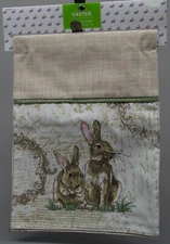 Celebrate Easter Bunny Rabbit Table Runner 13x72 NWT