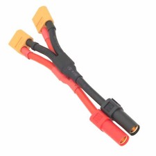 Parallel Wire XT150 1 Female to 2 Male XT60 10AWG 5 5CM Y CableHobbies Toys RC