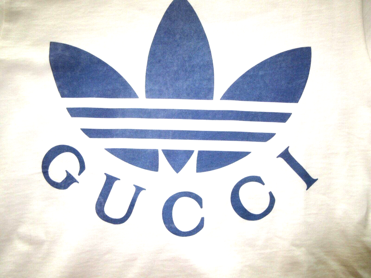 Gucci x Adidas Oversized T-Shirt Unisex Size XXS 702612 AUTHENTIC