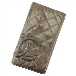 chanel brown wallet