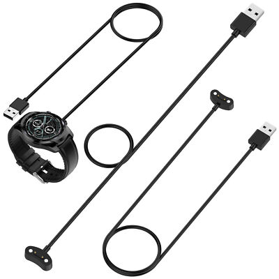 1m USB Charging Cable Cradle Dock for Ticwatch Pro 3/Ticwatch Pro 3 LTE Watch