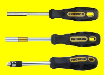 PROXXON AUSWAHL Schraubendreher zur Aufnahme von 6,35mm Bits Flex Dot Serie