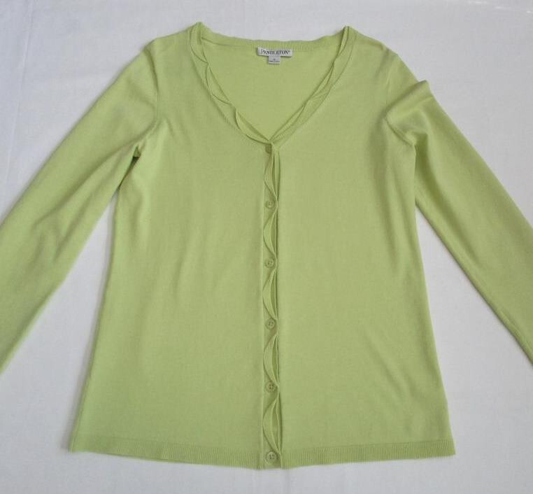 Pendleton Women's Sz S Light Green Button Front S… - image 4