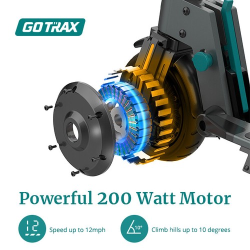 Gotrax G2 Plus Foldable Electric Scooter 200W 12mph 7miles 220lbs Adult