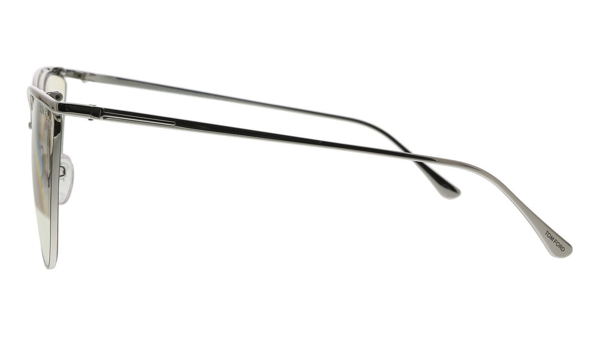 Tom Ford Veronica TF684 Mirrored Silver 16B Cat Eye Sunglasses