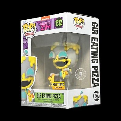 Funko Pop! Animation Invader Zim GIR Eating Pizza 1332 Exclusivo - Moça do  Pop - Funko Pop é aqui!