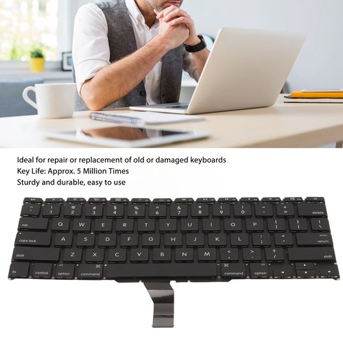 Laptop Replacement Keyboard Keycaps Keys For OS X Air A1370 A1465 MD711 MD71 New - Picture 11 of 22