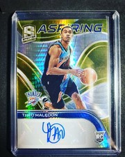 2021 Theo Maledon RPA /4 Spectra Aspiring Asia Gold Rookie Autograph OKC Thunder