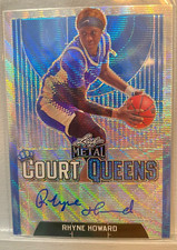 Rhyne Howard RC 2022 Leaf Metal Court Queen Blue Wave Auto 13/30 Kentucky UK