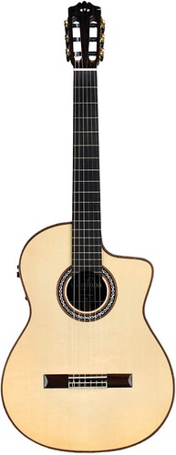 Cordoba GK Pro Negra - Spruce Top, Rosewood Back & Sides with Pickup & Wood Case - Picture 2 of 2
