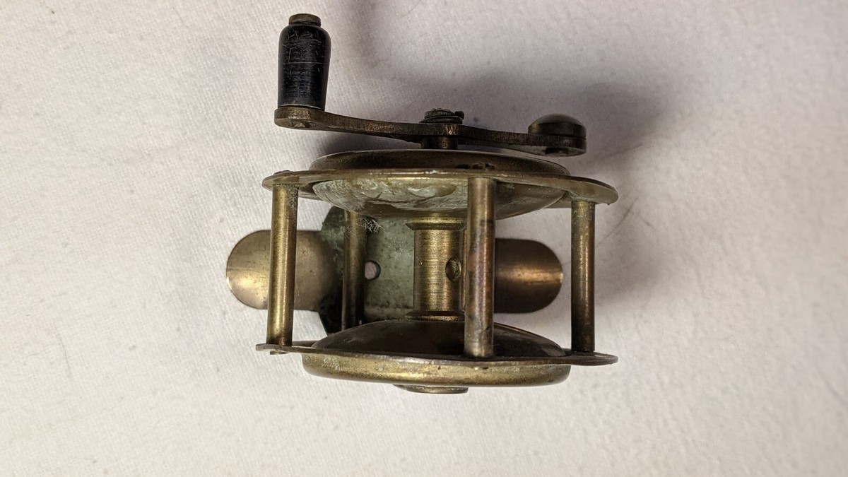 Antique Brass fishing reel; probably made in England | eBay Antique Brass fishing reel; probably made in England | eBay
