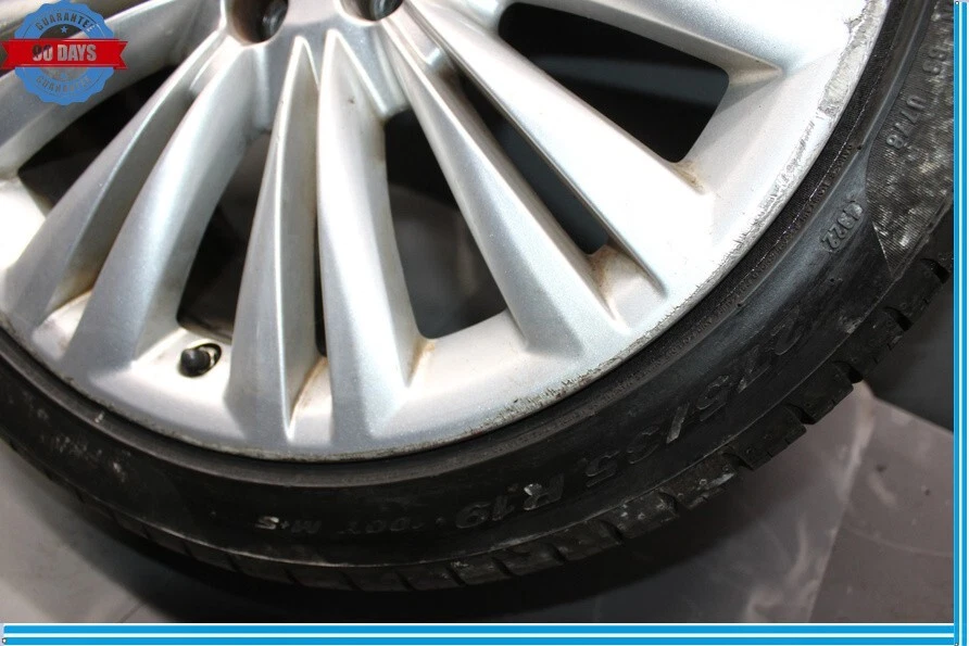 07-15 Jaguar X150 XK XF XKR R19 19" Rear Wheel Rim Silver Set of 4 Oem - Image 3 of 4