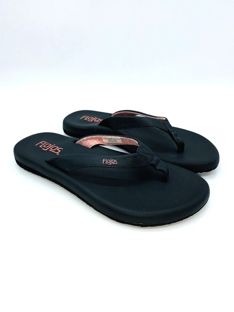 Black flojos sales flip flops