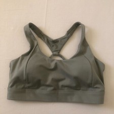 All In Motion Light Green Sports Bra Large Stretchy Racer Back NWOT Athleisure