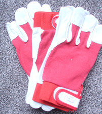 3 PAAR--Arbeitshandschuhe Leder  Rindspalt  Ziegenleder  Montage Gr 9/10  NEU