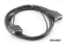 3ft HD15 M/M Super VGA Cable with 3.5mm Audio SVGA Cord