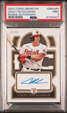 2023 Topps Definitive Adley Rutschman Auto PSA 9 #/50