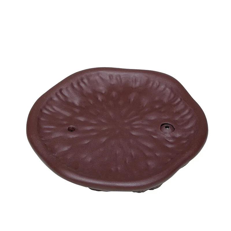 Purple Clay Tea Tray Tea Set Tea Set Decorated Purple Clay Lotus Heart Set - Image 2 of 4