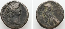 Roman Provincial Billon Tetradrachm - Alexandria Alexandria 64/5 AD - Nero - Eag