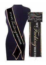 It s My F cking Birthday Cheeky Statement Sash Party Celebration Supplies