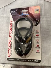 NEW Color Strides Ultra Bright LED Shoe Clip Light Duro Sport Yellow Light