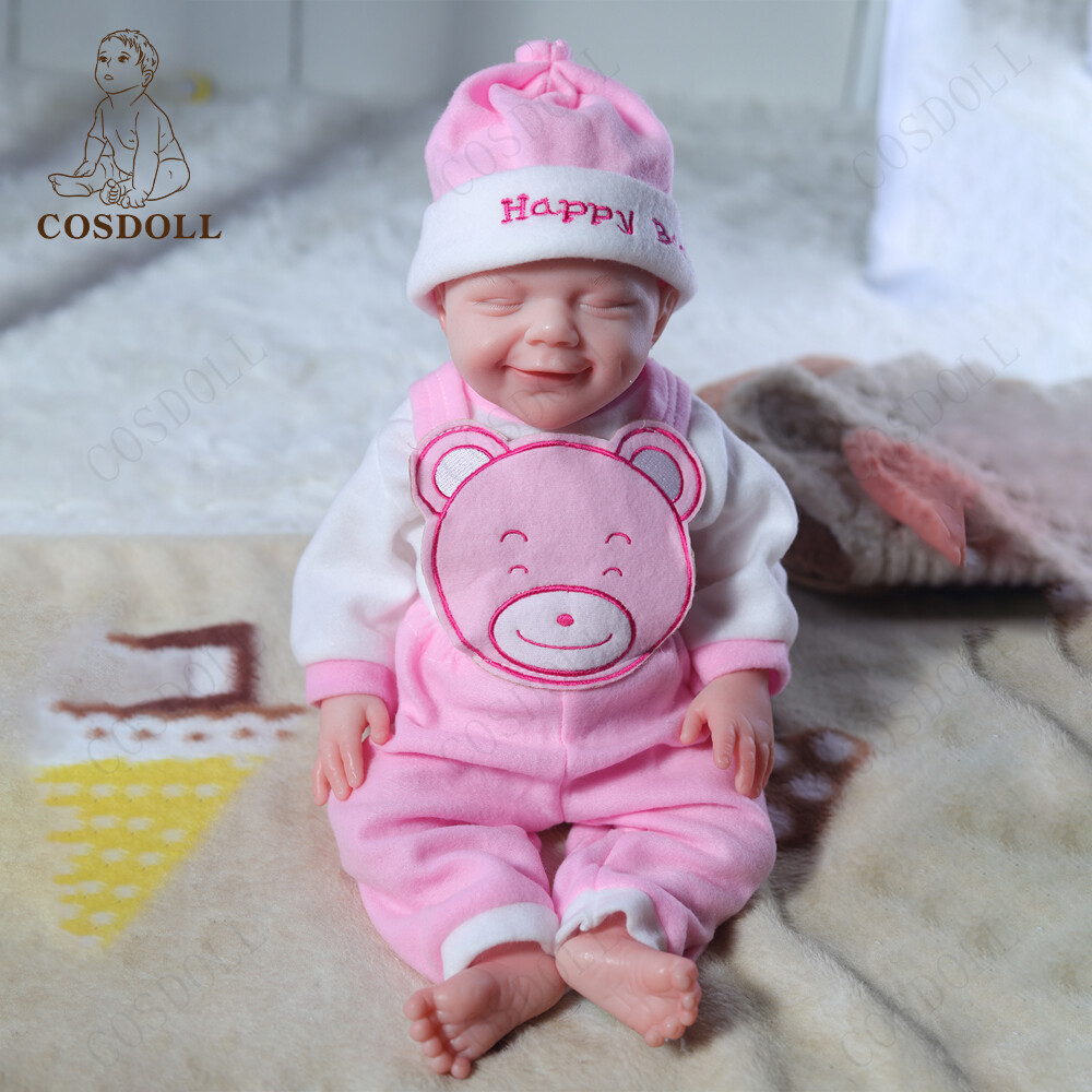 Reborn Baby Eyes Closed Cute Twins Dolls