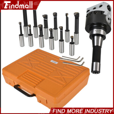 9 Pcs Boring Head Shank Milling Mt2-m10 F1-12 Head Boring Bar Set 10
