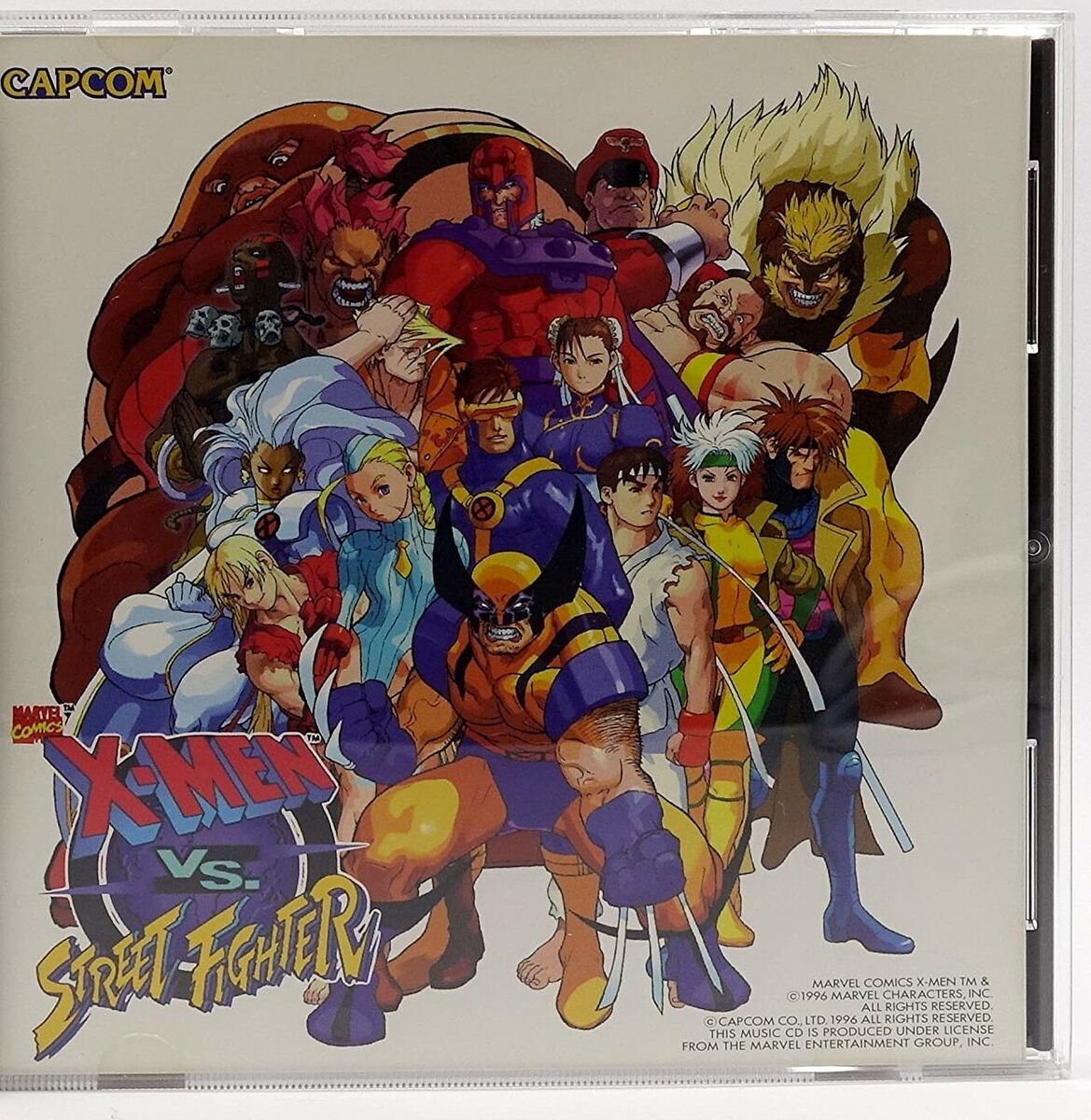 Capcom Sound Team – X-Men Vs. Street Fighter (1996, Q-Sound, CD) - Discogs