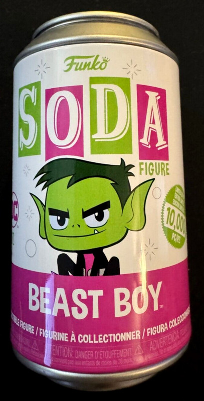 Funko Soda Beast Boy DC Universe Teen Titans Go! Funko Soda Collectible 1/8,400