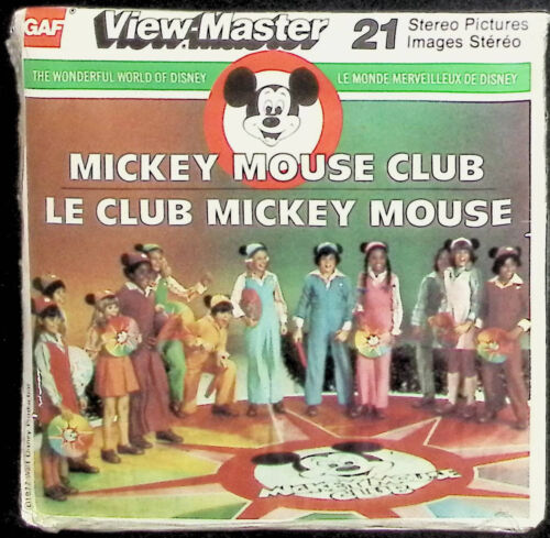 THE NEW MICKEY MOUSE CLUB MOUSEKETEERS 3d View-Master 3 Reel Packet NEW SEALED