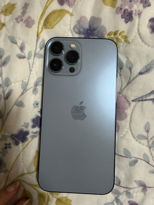 I Phone 13 Pro Max 256GB Pacific Blue Unlocked Excellent Condition W/ Box