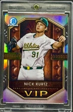 Nick Kurtz  RARE ROOKIE RC REFRACTOR INVESTMENT CARD SSP BOWMAN  ATHLETICS MINT