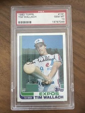 1982 Topps #191 Tim Wallach RC PSA 10